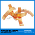 N38h Screw Magnet Arc Shaped Magnet